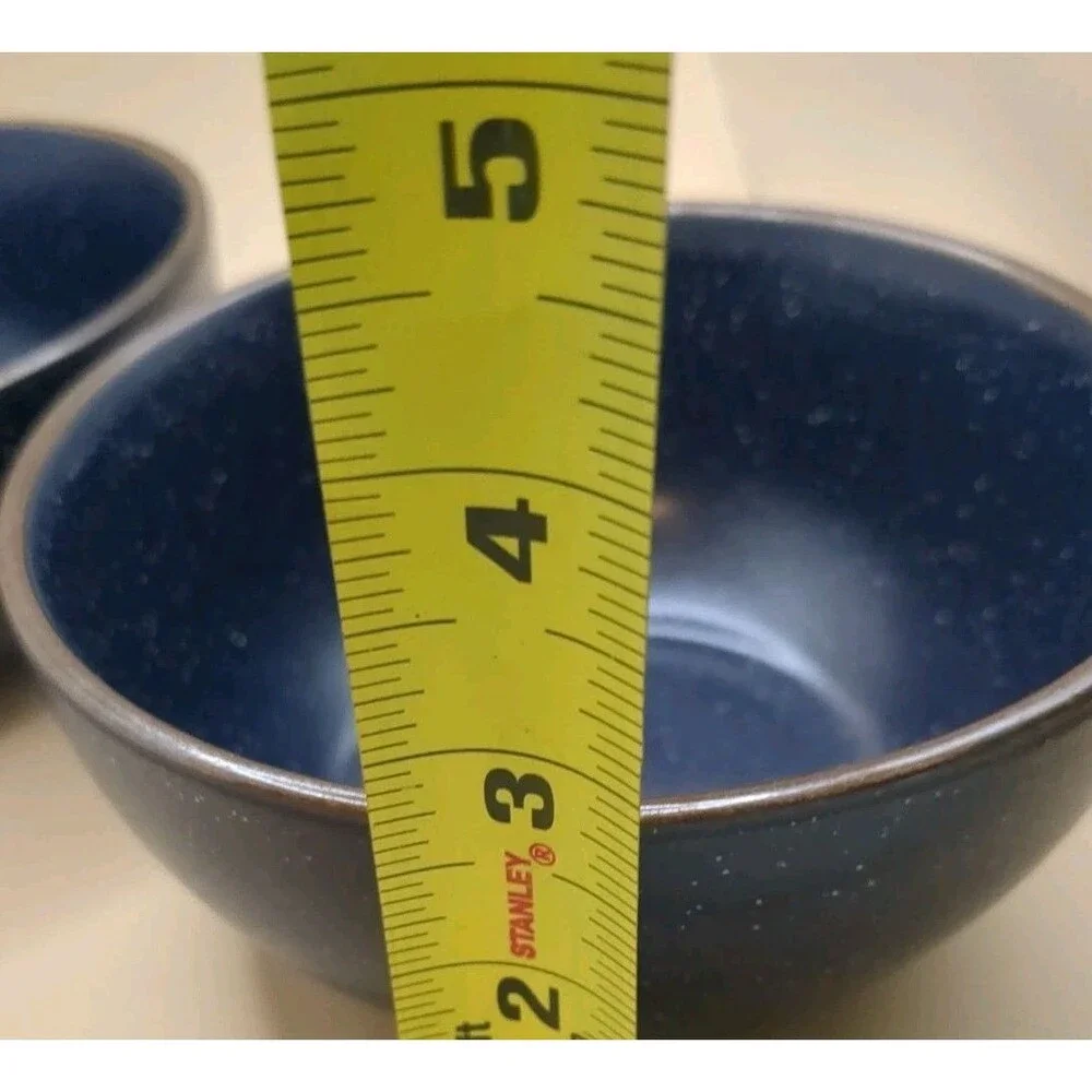 Mikasa Gourmet Basics Stoneware Juliana Blue Cereal Bowls Set Of 2